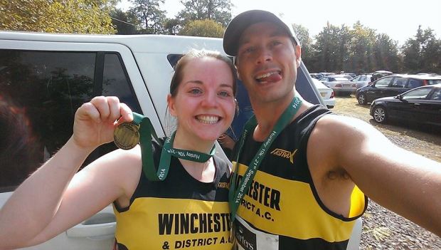 Emily & Dan - finished with medals